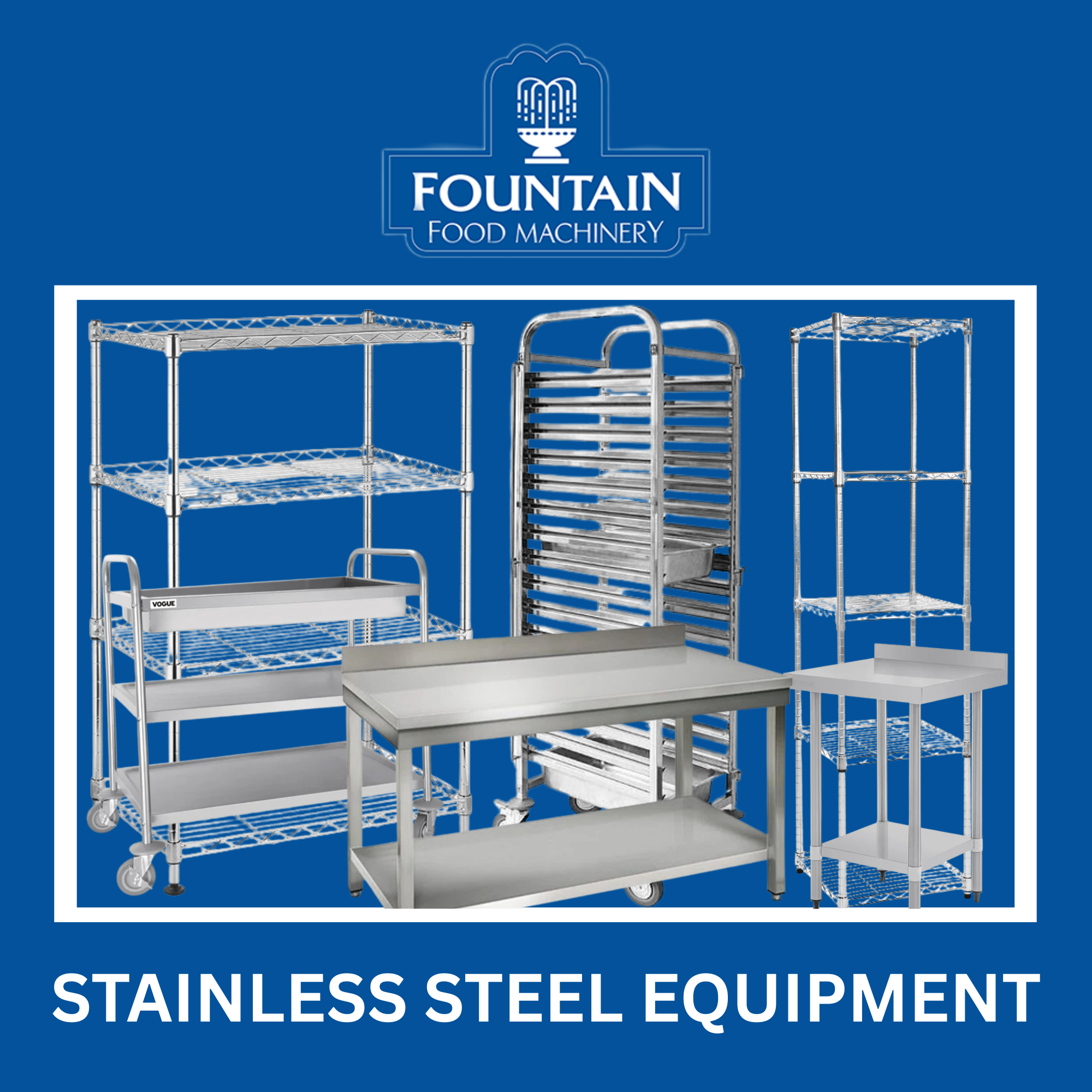 Stainless Equipment Tables / Shelving etc