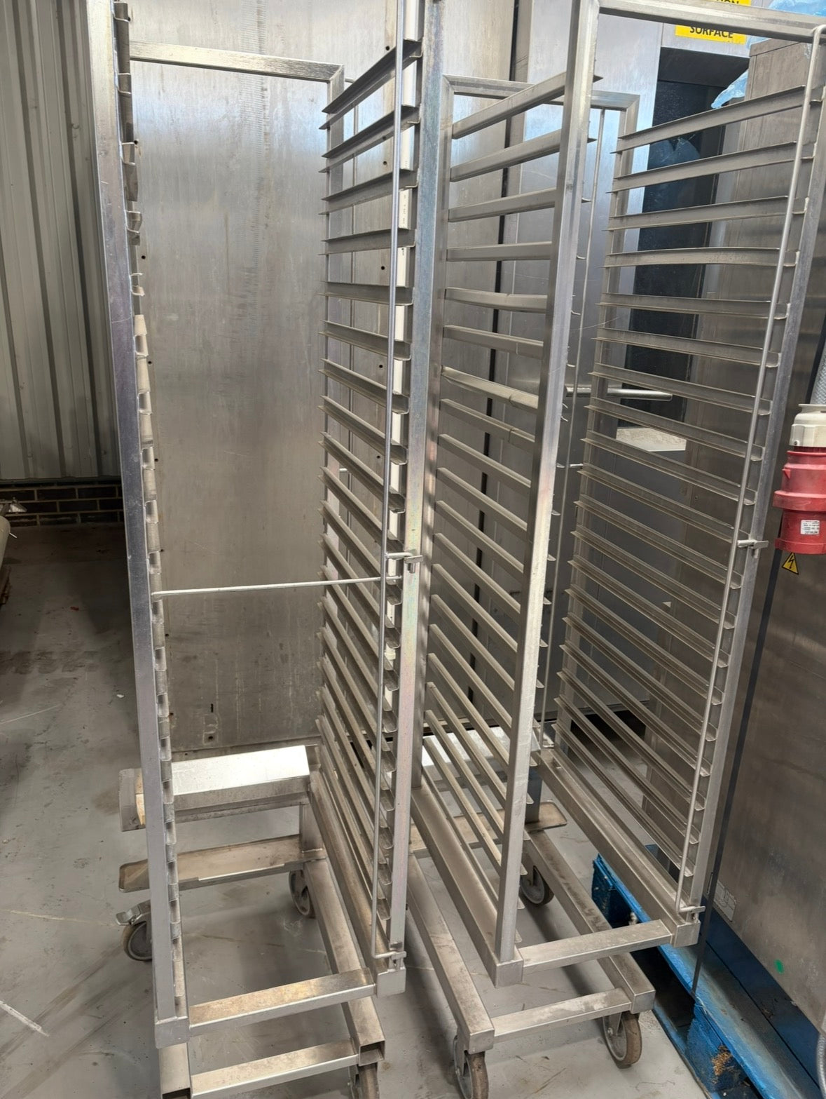Two oven racking