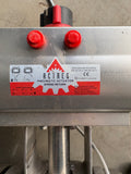 Acted pneumatic actuator spring return